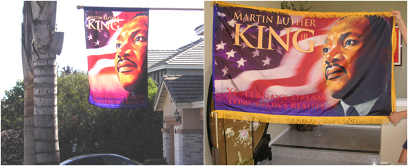 Banner Honoring Dr. Martin Luther King, Jr